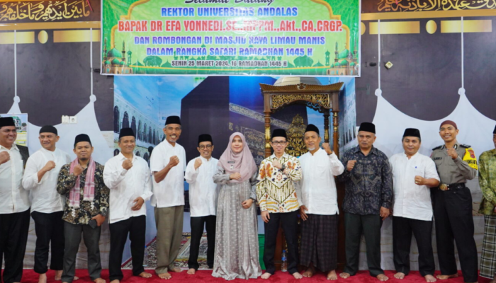 Turun Safari Ramadhan, Unand Kunjungi 11 Masjid/mushalla di Lingkungan Kampus