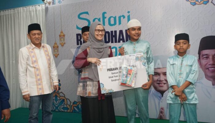 Safari Ramadhan di Kampar Riau, Pertamina Jual 1.000 Paket Sembako Murah Seharga Rp75.000