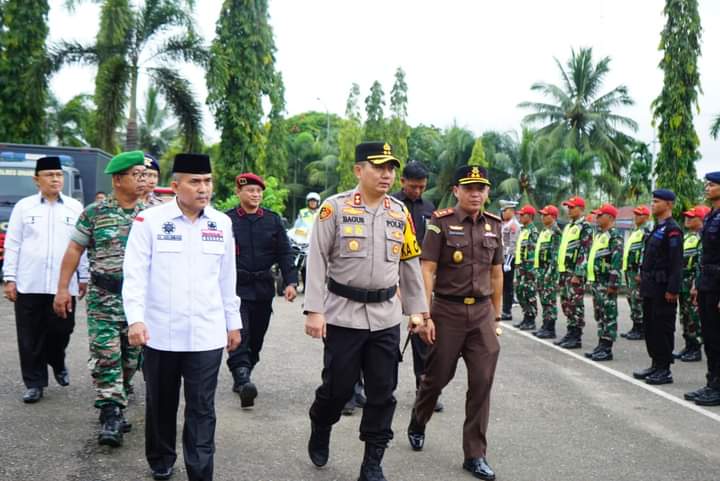 Polres Dharmasraya Kerahkan 210 Personil Pengamanan Lebaran