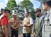 Tinjau Lokasi, Deputi BNPB Serahkan Dana Siap Pakai Rp250 Juta dan Logistik untuk Penanganan Banjir Lahar Dingin di Canduang Agam