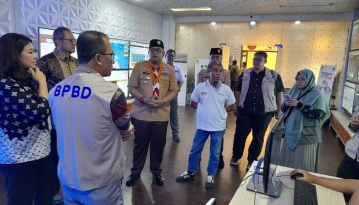 Apresiasi PCC 112, BNPB Bersama Bank Dunia akan Tingkatkan Insfratruktur Pusdalops Kota Padang