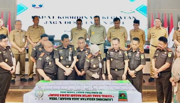 Pj. Bupati Mentawai Komitmen Sukseskan Jaga Nagari/Desa untuk Pengelolaan Keuangan Transparan