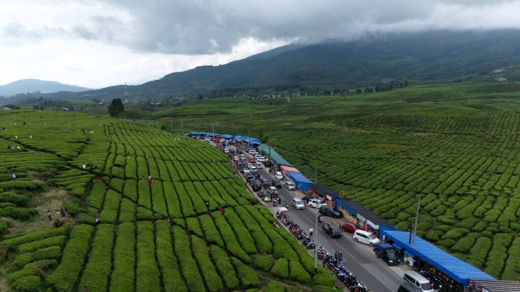 Tingkat Kunjungan Naik 3 Kali Lipat, Alahan Panjang Solok Bak Puncak Bogor saat Lebaran