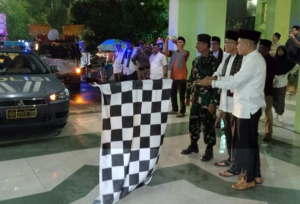 Diguyur Hujan, Pawai Takbiran 11 Kecamatan di Kota Padang Berlangsung Semarak