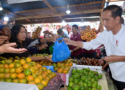 Pedagang Pasar Berastagi Terharu Dikunjungi Presiden Jokowi Berbelanja Buah dan Sayur 