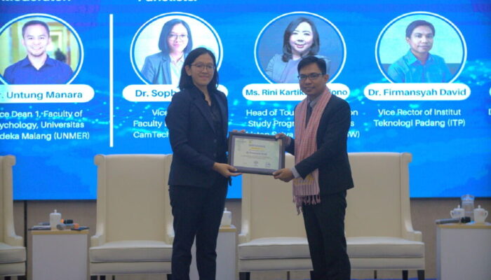 Wakil Rektor I ITP Tampil Sebagai Panelis di “The 2nd Cambodia-Indonesia Higher Education Symposium”