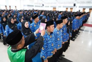 Wajah Haru Selimuti Pelantikan 669 Pegawai P3K Kabupaten Tanah Datar
