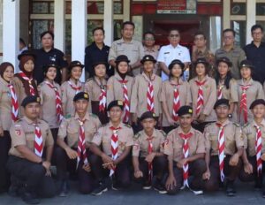 Dilepas Sekdakab Martinus Dahlan, Kontingen Pramuka Mentawai Siap Raih Prestasi di Jambore Pilkada Sumbar 2024