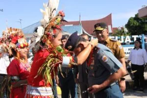 Pj. Bupati Kepulauan Mentawai Sambut Kunjungan Kerja Danlantamal II Teluk Bayur