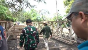 Jembatan Bailey Tuntas, Akses ke Nagari Sungai Jambu Pariangan Kembali Normal