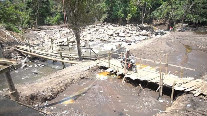 Tahap Pertama, Tiga Jembatan Putus Dihantam Galodo di Tanah Datar Dibangun Permanen 