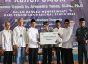 PLN Bantu Pembangunan Gedung Serba Guna Ponpes Buya Hamka Sebesar Rp500 Juta