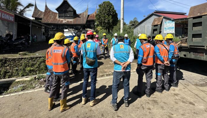 Padam Dihantam Galodo, 95% Listrik dari 10.969 Rumah di Lokasi Bencana Agam-Tanah Datar Sudah Menyala Kembali