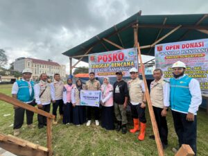 PLN Bukittinggi Salurkan Bantuan untuk Korban Galodo Agam-Tanah Datar