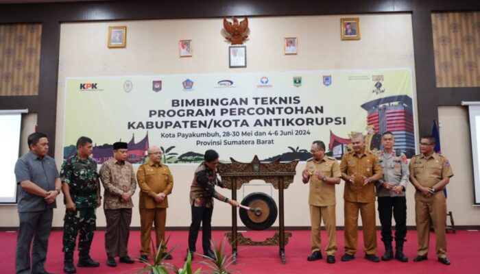 Payakumbuh Terpilih Jadi Contoh Kota Antikorupsi, Sekdaprov: Jadilah Contoh Terbaik!