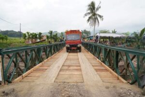 Pasca-Galodo: 5 Jembatan Bailey Selesai, Akses Antar Nagari di Tanah Datar Kembali Normal