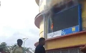 Videotron Terbakar, Pasar Rakyat Kota Pariaman Nyaris Dilalap Api