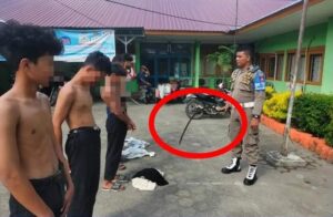 Bawa Klewang, 5 Siswa SMP Diduga Hendak Tawuran Diamankan Pol PP Padang
