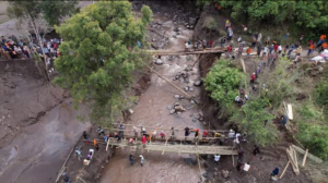 BWSS V Padang Bangun 56 Sabo Dam di Aliran Sungai Gunung Marapi