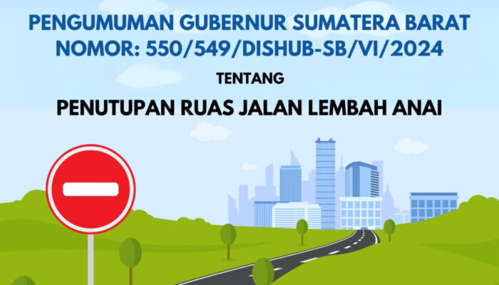 Terbitkan Edaran, Gubernur Sumbar Tegaskan Pengendara Dilarang Melewati Jalan Lembah Anai!