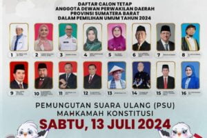 Warga Padang Tak Bernafsu Lagi Mencoblos, Dimana-mana TPS Sepi Saat PSU Anggota DPD RI