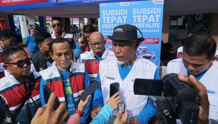 Baru 127.000 Kendaraan Terdaftar di Sumbar, Gubernur Mahyeldi Ajak Pemilik Roda 4 Segera Akses QR Code Pertamina