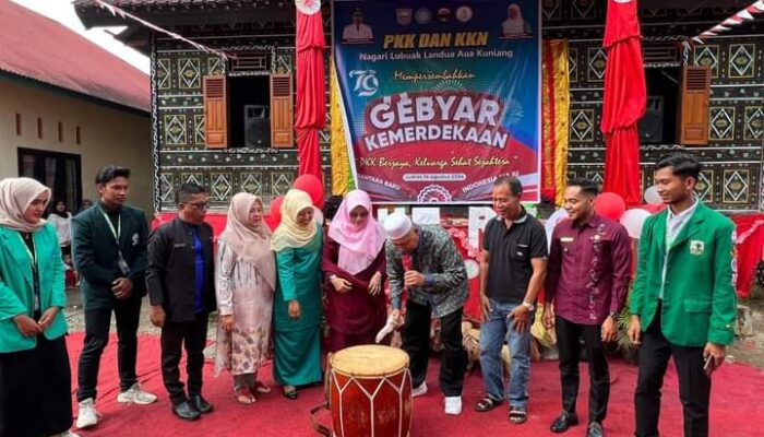 Nagari Lubuak Landua Pasaman Barat “Merah Putih” Gelar Gebyar Kemerdekaan 17 Agustus