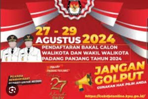 Jelang Pendaftaran Dibuka, KPU Padang Panjang Rilis Persyaratan yang Harus Dipenuhi Balon Pasangan Wako/Wawako