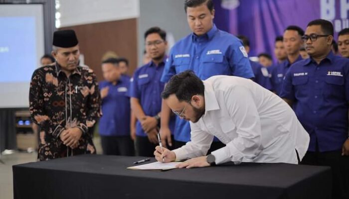 Dipimpin Varel Oriano, BPC HIPMI Dharmasraya Siap Berkolaborasi dengan Pemerintah Daerah