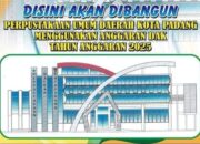 Dikeroyok APBN dan APBD, Gedung Perpustakaan Modern Terlengkap Segera Dibangun di Pusat Kota Padang