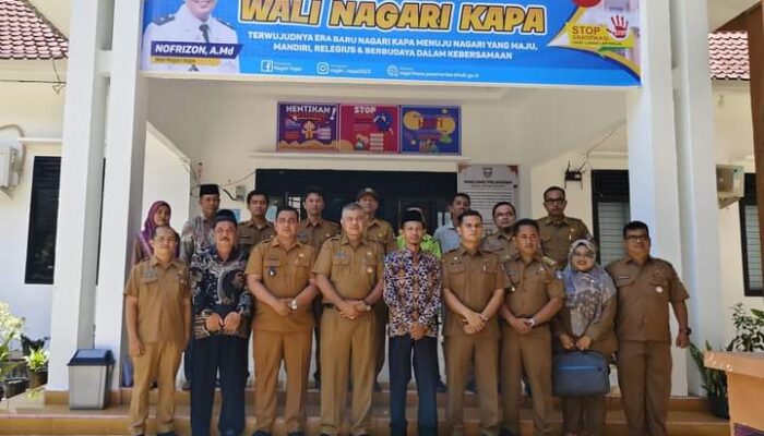 Nagari Kapa Wakili Pasaman Barat pada Penilaian Nagari Percontohan Anti Korupsi 2024