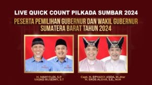 Berikut Hasil Sementara Pemenang Pilkada 19 Kabupaten/Kota di Sumbar, Calon Petahana Bertumbangan!