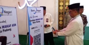 Kerjasama dengan Bank Nagari Syariah, Pemko Padang Luncurkan Gerakan ASN Berwakaf