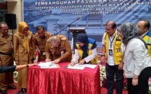 Padang Terima Gedung Pasar Raya Fase VII, Pasar Modern 4 Lantai Dilengkapi Lift dan Parkir untuk 300 Kendaraan