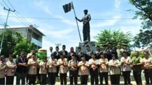 Tugu Garuda Pramuka Berdiri Gagah di Pusat Kota Padang