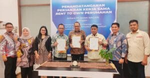 Bank Nagari, PW Pemuda Muhammadiyah dan PT Sarana Multigriya Finansial Kerjasama Pengadaan Rumah Terjangkau
