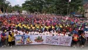 Ribuan Pesepeda dari Berbagai Daerah Menyemut Penuhi Jalan Protokol Solok Selatan