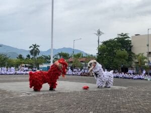 Tim Barongsai HBT Juara Dunia Tampil Meriahkan HAB Kemenag RI ke-79 di Padang