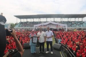 Dharmasraya Pecahkan Rekor Dunia, 3.380 Alat Musik Tradisional Talempong Pacik Bergema di Sport Center Koto Padang