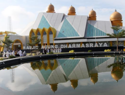 Dihadiri Bupati dan Wabup, Warga Nagari di Imbau Shalat Ied di Masjid Agung Dharmasraya