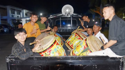 Malam Takbiran Idul Fitri Berlangsung Semarak di Kota Pariaman
