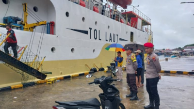 Polres Mentawai Tingkatkan Pengamanan Arus Balik di Pelabuhan Sikakap