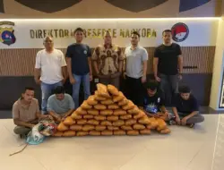 Polisi Sergap 4 Pengedar Narkotika di Lubuk Alung, 1 Karung Besar Ganja Diamankan di Padang