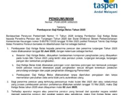 ASN Pensiunan Lega! Taspen Umumkan Pencairan Gaji ke-13 Jelang Idul Adha