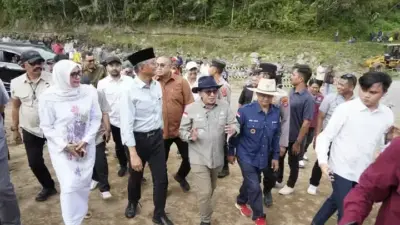 Menteri PU: Tahun Ini, 6 Sabo Dam Dibangun di Sungai Aliran Gunung Marapi Tanah Datar