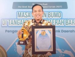 Bank Nagari Raih Penghargaan Golden Champion-Excellent Financial Performance in 7 Consecutive Years 
