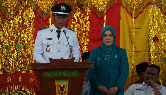 Sah! Marta Arigo Jabat Wali Nagari Sungayang Tanah Datar