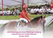 Perdana Ikut Lomba, Joki Perempuan Juarai Pacu Kuda Wisata Derby 2025