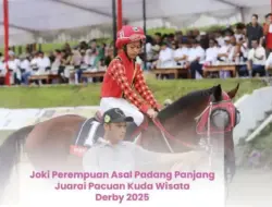 Perdana Ikut Lomba, Joki Perempuan Juarai Pacu Kuda Wisata Derby 2025