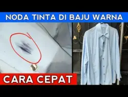 Cara Menghilangkan Noda Tinta di Baju Putih: Panduan Lengkap dan Praktis